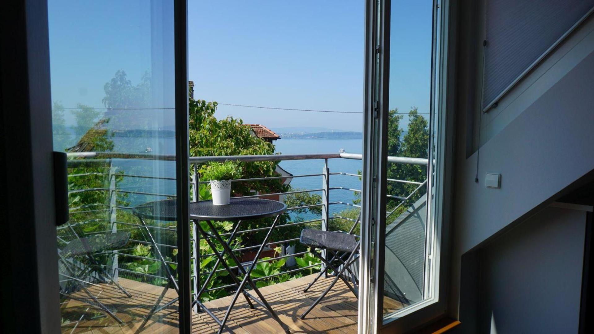Ferienwohnung Weitsicht Meersburg Bagian luar foto